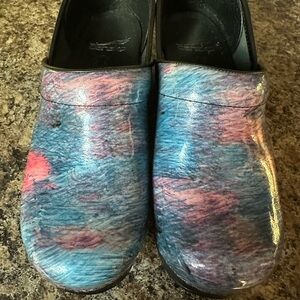Dansko Multicolor Clogs - Cotton Candy Size 37